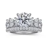 Best Gabriel & Co. Rivka - 14K White Gold Round Diamond Engagement Ring