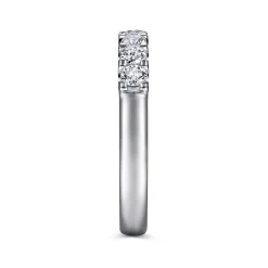 Online Gabriel & Co. Ronda - 14K White Gold Round 7 Stone Diamond Anniversary Band - 0.5 ct