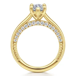 Gabriel & Co. Rosey - 14K Yellow Gold Marquise Shape Diamond Engagement Ring
