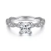 Gabriel & Co. Sadie - 14K White Gold Princess Cut Diamond Engagement Ring
