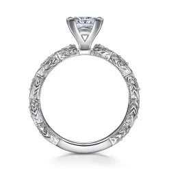 Gabriel & Co. Sadie - 14K White Gold Princess Cut Diamond Engagement Ring