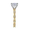 Gabriel & Co. Sadie - 14K White-Yellow Gold Oval Diamond Engagement Ring