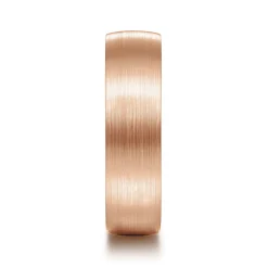 Sale Gabriel & Co. Samuel - 14K Rose Gold 6mm - Men's Wedding Band in Satin Finish