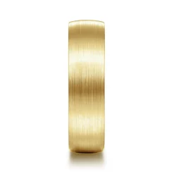 Hot Gabriel & Co. Samuel - 14K Yellow Gold 6mm - Men's Wedding Band in Satin Finish