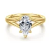 Hot Gabriel & Co. Sanah - 14K Yellow Gold Split Shank Pear Shape Diamond Engagement Ring