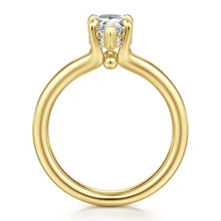 Hot Gabriel & Co. Sanah - 14K Yellow Gold Split Shank Pear Shape Diamond Engagement Ring