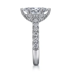 Gabriel & Co. Sarita - 14K White Gold Marquise Shape Diamond Engagement Ring