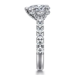 Hot Gabriel & Co. Sarita - 14K White Gold Pear Shape Diamond Engagement Ring