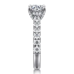 Gabriel & Co. Sarita - 14K White Gold Round Diamond Engagement Ring