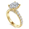Online Gabriel & Co. Sarita - 14K Yellow Gold Oval Diamond Engagement Ring