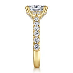 Online Gabriel & Co. Sarita - 14K Yellow Gold Oval Diamond Engagement Ring