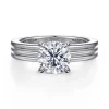Online Gabriel & Co. Sela - 14K White Gold Round Diamond Engagement Ring