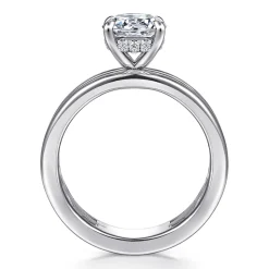 Online Gabriel & Co. Sela - 14K White Gold Round Diamond Engagement Ring