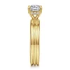 Discount Gabriel & Co. Sela - 14K Yellow Gold Cushion Cut Diamond Engagement Ring