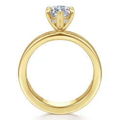 Clearance Gabriel & Co. Sela - 14K Yellow Gold Marquise Shape Diamond Engagement Ring