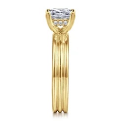 Online Gabriel & Co. Sela - 14K Yellow Gold Princess Cut Diamond Engagement Ring