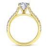 Hot Gabriel & Co. Shanna - 14K Yellow Gold Round Diamond Engagement Ring