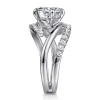 Clearance Gabriel & Co. Slate - 14K White Gold Bypass Marquise Shape Diamond Engagement Ring