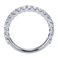 Online Gabriel & Co. Sorrento - Platinum Shared Prong Set Diamond Wedding Band - 0.75 ct