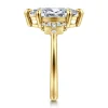 Discount Gabriel & Co. Splendid - 14K Yellow Gold 6 Prong Marquise Shape Diamond Engagement Ring
