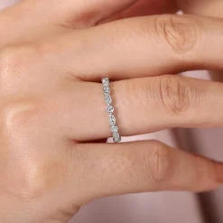 Outlet Gabriel & Co. Stackable Ring 14K White Gold Diamond 0.25ct