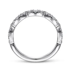 Clearance Gabriel & Co. Stackable Ring 14K White Gold Diamond 0.4ct