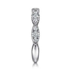Clearance Gabriel & Co. Stackable Ring 14K White Gold Diamond 0.4ct