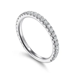 Online Gabriel & Co. Stackable Ring 14K White Gold Diamond 0.4ct