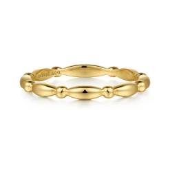 Sale Gabriel & Co. Stackable Ring 14K Yellow Gold Bujukan