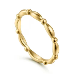 Sale Gabriel & Co. Stackable Ring 14K Yellow Gold Bujukan