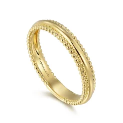 Best Gabriel & Co. Stackable Ring 14K Yellow Gold Diamond Bujukan