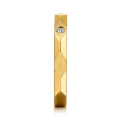 Best Gabriel & Co. Stackable Ring 14K Yellow Gold Diamond 0.04ct