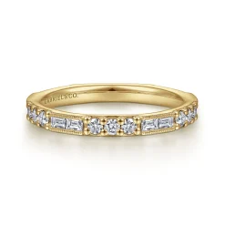 Gabriel & Co. Stackable Ring 14K Yellow Gold Diamond 0.55ct