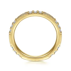 Gabriel & Co. Stackable Ring 14K Yellow Gold Diamond 0.55ct