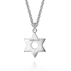 Clearance Gabriel & Co. Star of David Pendant Necklace 925 Sterling Silver