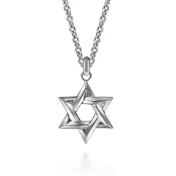 Clearance Gabriel & Co. Star of David Pendant Necklace 925 Sterling Silver