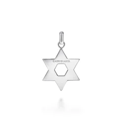 Outlet Gabriel & Co. Star of David Pendant 925 Sterling Silver