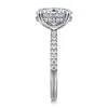 Best Gabriel & Co. Stasia - 14K White Gold Oval Cut Diamond Engagement Ring