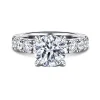 Discount Gabriel & Co. Stasia - 14K White Gold Round Diamond Engagement Ring
