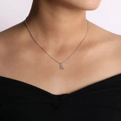 Hot Gabriel & Co. 925 Sterling Silver Ampersand Necklace