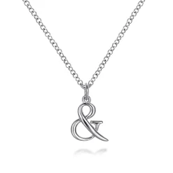 Hot Gabriel & Co. 925 Sterling Silver Ampersand Necklace