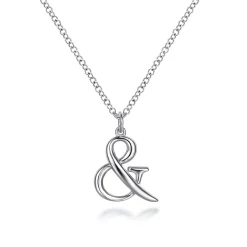 Best Gabriel & Co. Sterling Silver Ampersand Necklace