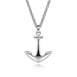 Clearance Gabriel & Co. 925 Sterling Silver Anchor Pendant