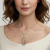 Clearance Gabriel & Co. 925 Sterling Silver and 14K Yellow Gold Bujukan Rope Circle Pendant Necklace