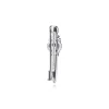 Hot Gabriel & Co. 925 Sterling Silver and 14K Yellow Gold Garnet and White Sapphire Dagger Mens Pin With Black Enamel