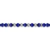 New Gabriel & Co. 925 Sterling Silver and 6mm Lapis Beaded Bracelet