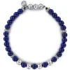 Outlet Gabriel & Co. 925 Sterling Silver and 6mm Lapis Beaded Bracelet