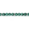 Best Gabriel & Co. 925 Sterling Silver and 6mm Malachite Beaded Bracelet
