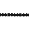 Sale Gabriel & Co. Sterling Silver and 6mm Matte Onyx Beaded Bracelet
