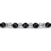 Clearance Gabriel & Co. 925 Sterling Silver and 6mm Onyx Beaded Bracelet